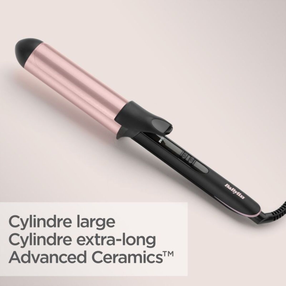 Fer à boucler BABYLISS C453E Rose quartz 38 mm Curling tong