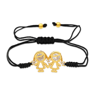 Pulsera Girls acabado oro amarillo 18k