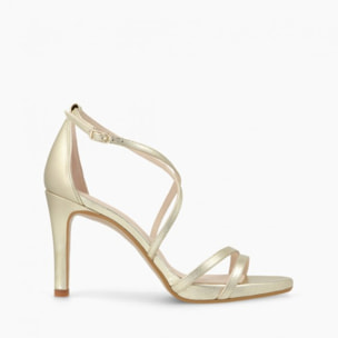 SANDALIAS DORADAS INRIKO-X