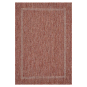 FARO - Tapis intérieur extérieur à motif Rouge