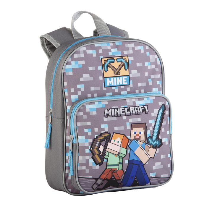 Minecraft Warriors mochila pre escolar.