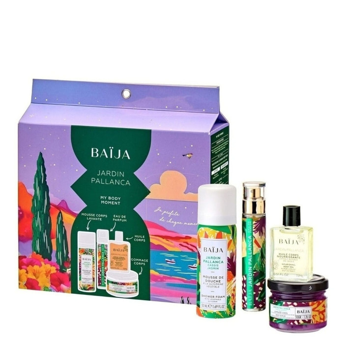 Jardin Pallanca - Coffret Mousse de Douche 50ml + 3 Produits