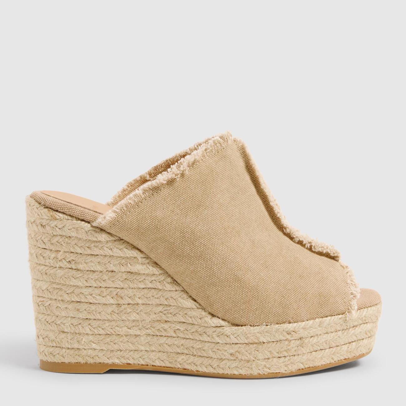 Alpargata mule Fatima con cuña 11cm