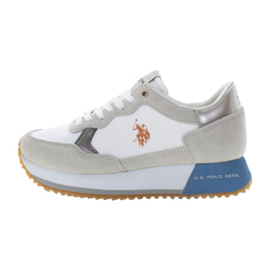 Sneakers U.S. Polo Assn. bianco sporco-beige