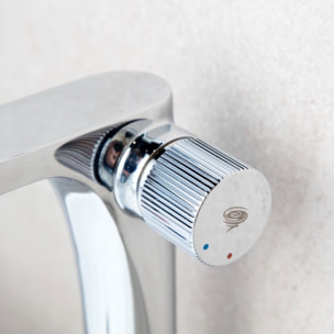 Mélangeur lavabo chromé haut SAT Evolution sans vidage  (SATBSEVO285)