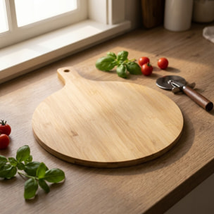 Planche à pizza en bois 25 cm Fackelmann Boissellerie