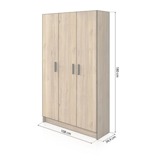 Armario Multi Useful SH 110 3 Puertas Roble Alpine