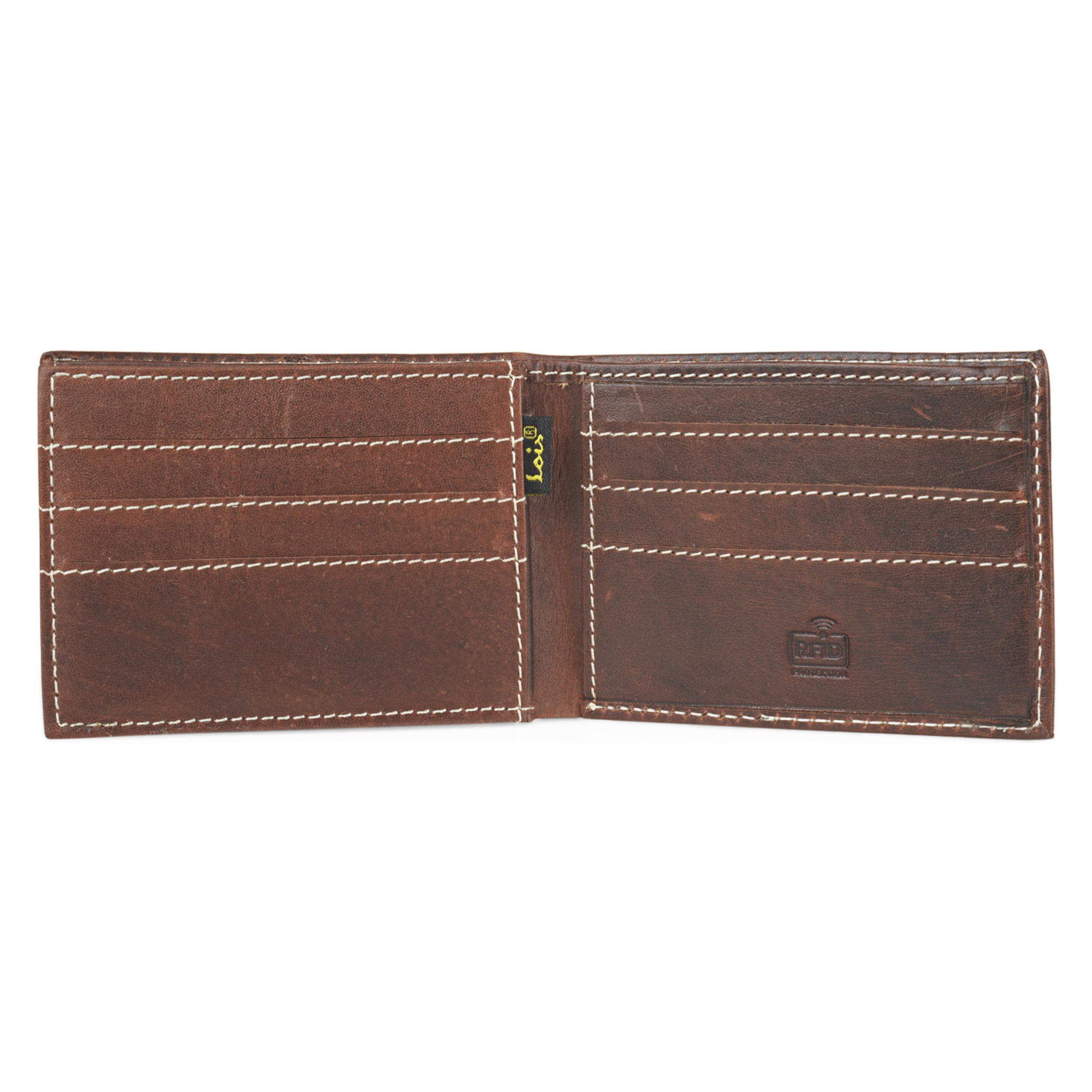 Cartera Hombre Piel Lois Valin Marron