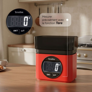 Balance de cuisine TERRAILLON BA 22 mythic rouge