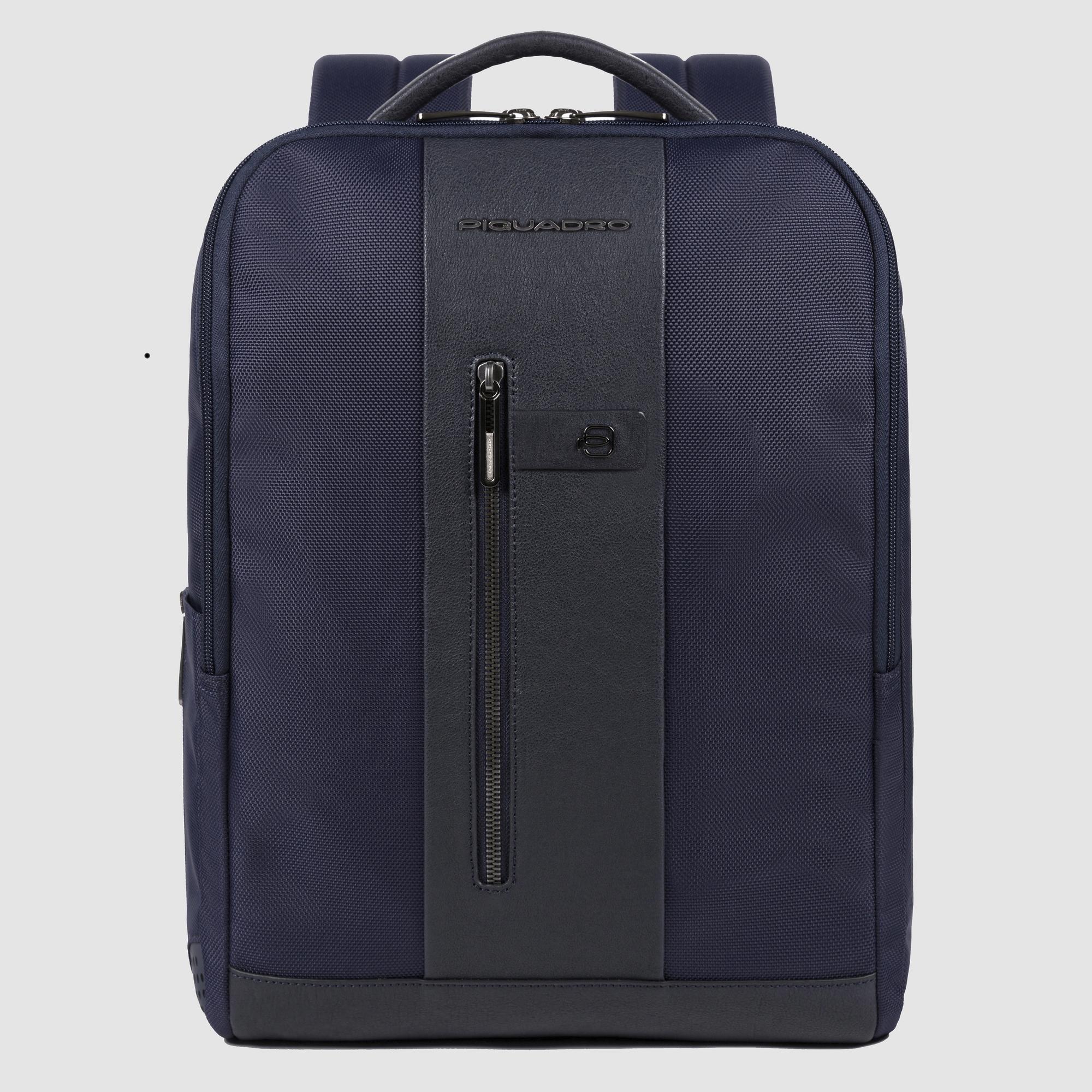 Piquadro Zaino uomo porta pc 15,6" in tessuto riciclato