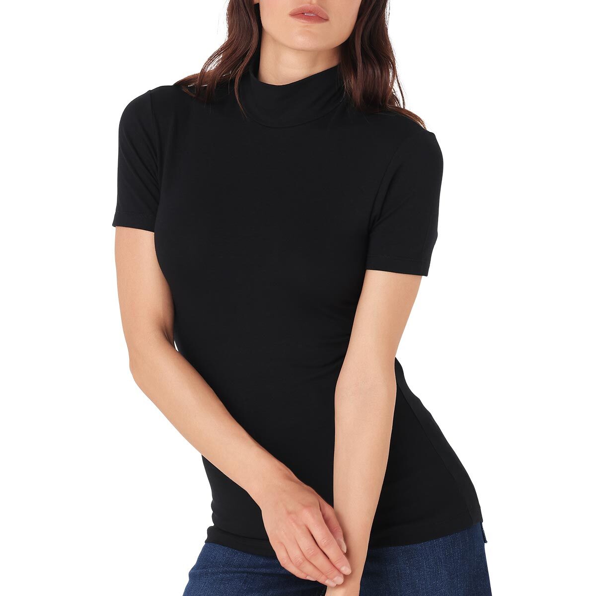 Maglia Lupetto Manica Corta Donna