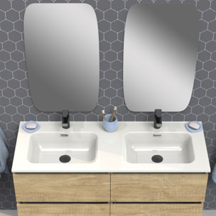 Ensemble de salle de bain IRONA 2C, 140cm, comprend lavabo et miroir