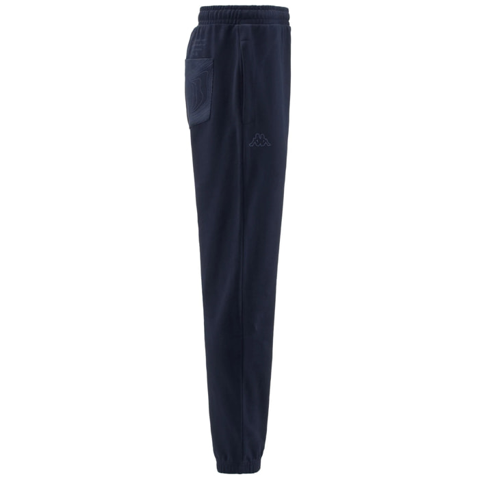 Pantaloni Kappa Uomo Logo Faiti Blu
