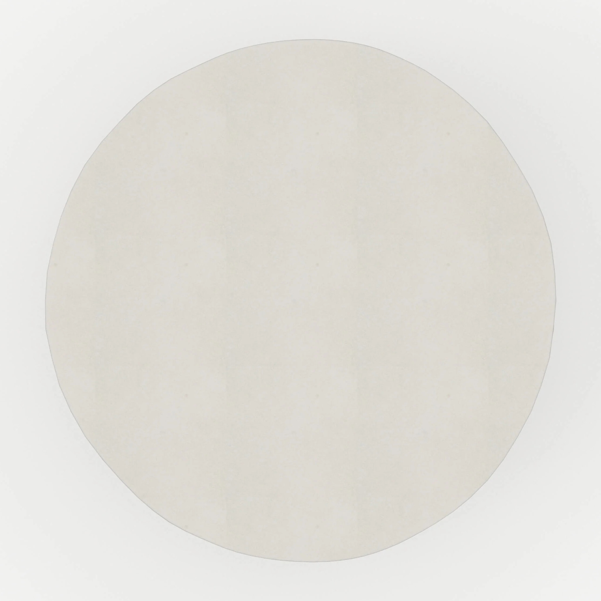 Table d'appoint ronde en béton blanc D35 cm - Santorini
