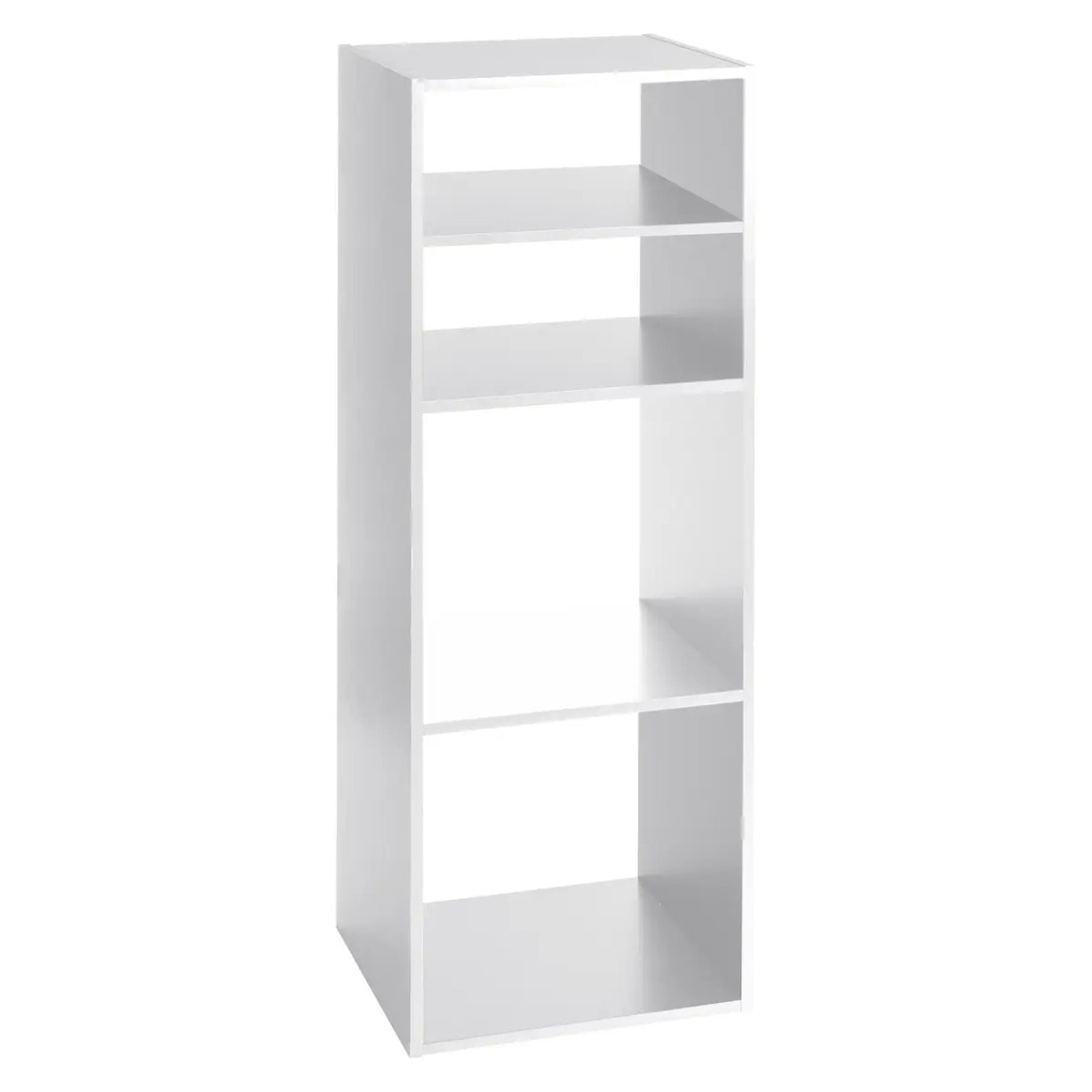 Étagère colonne 4 cases "Mix N' Modul" blanc