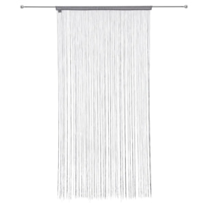 Rideau fil gris 90x200cm