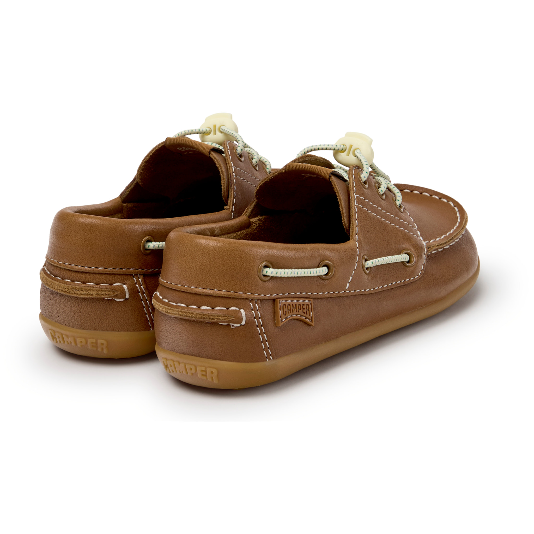 Zapatos de cordones - CAMPER Peu Cami - Marron - Piel lisa