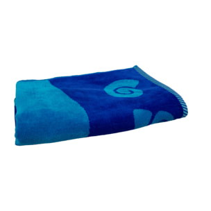 Telo Mare Spugna Jacquard Spiaggia Disegno Flipper