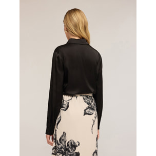Motivi - Camicia satin - Nero