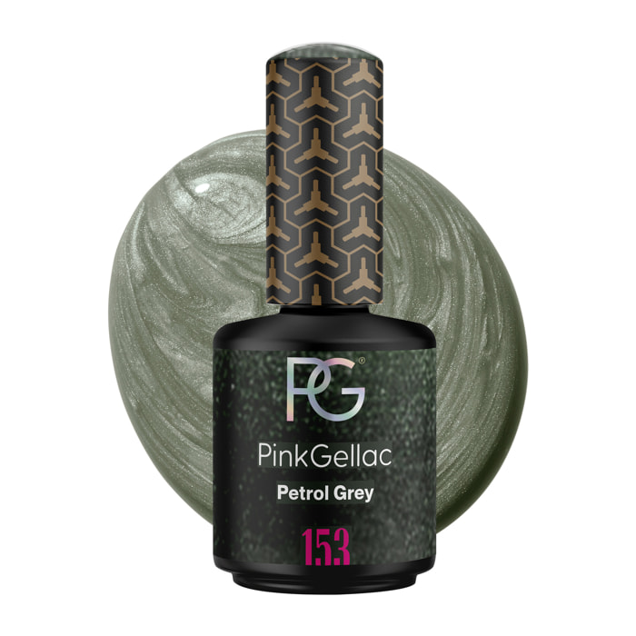 Vernis semi-permanent - 153 Petrol Grey - 15 ml