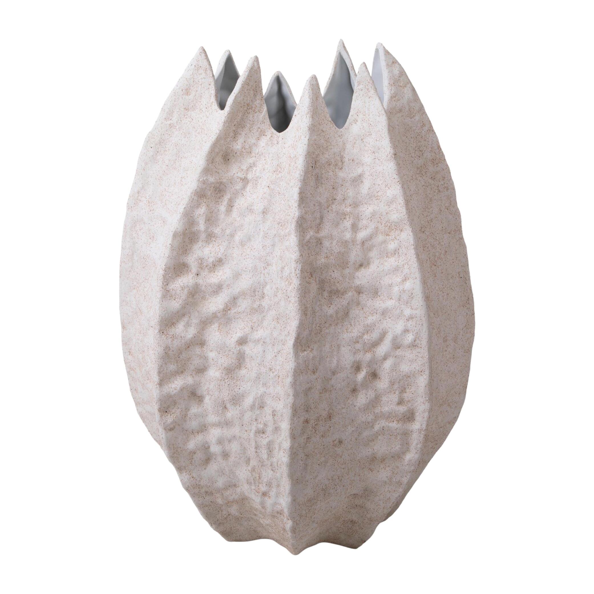 Vaso con righe materiche - 43xH61x40cm - Pezzi 1 - Bianchi Dino SpA