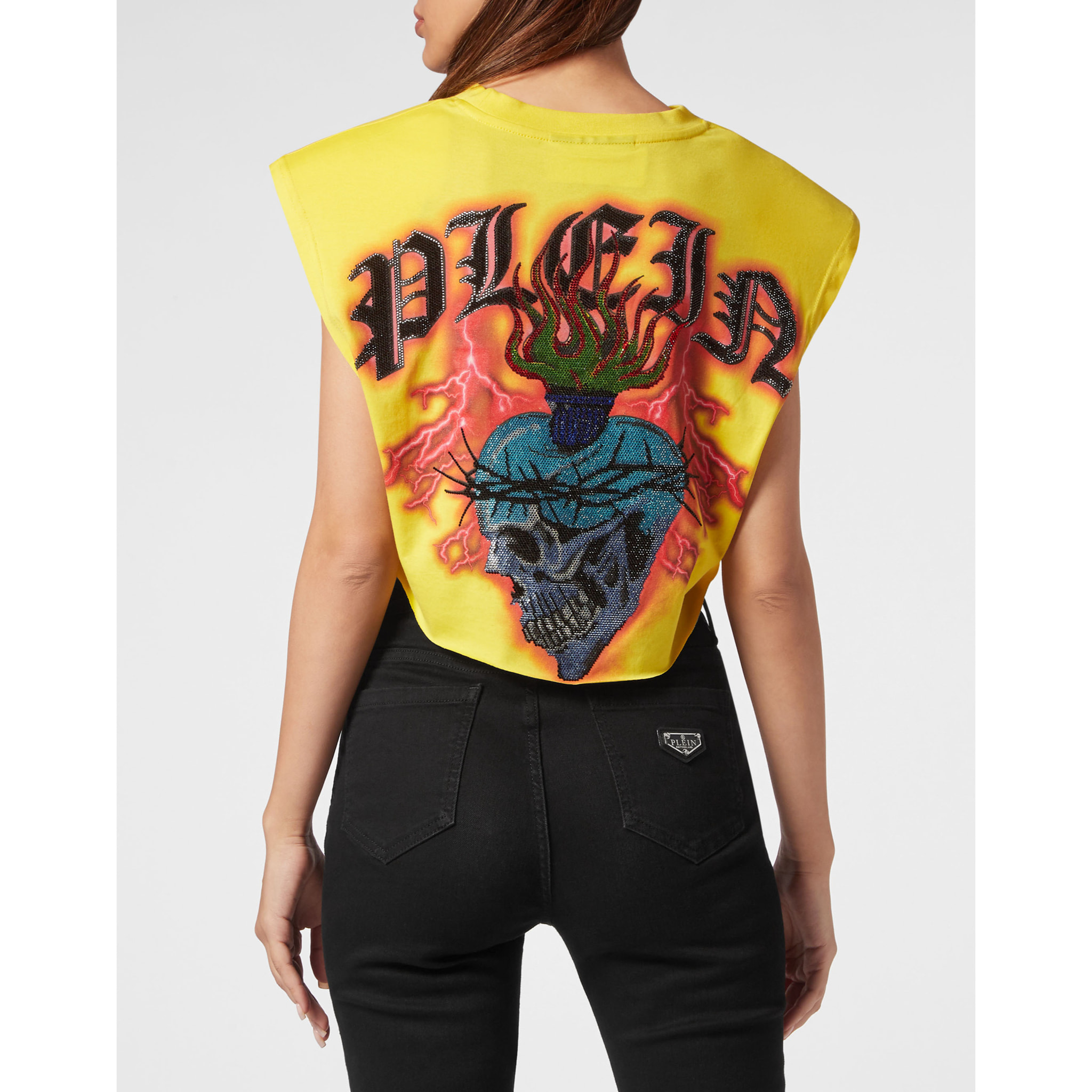 PHILIPP PLEIN Camiseta de tirantes TATTOO