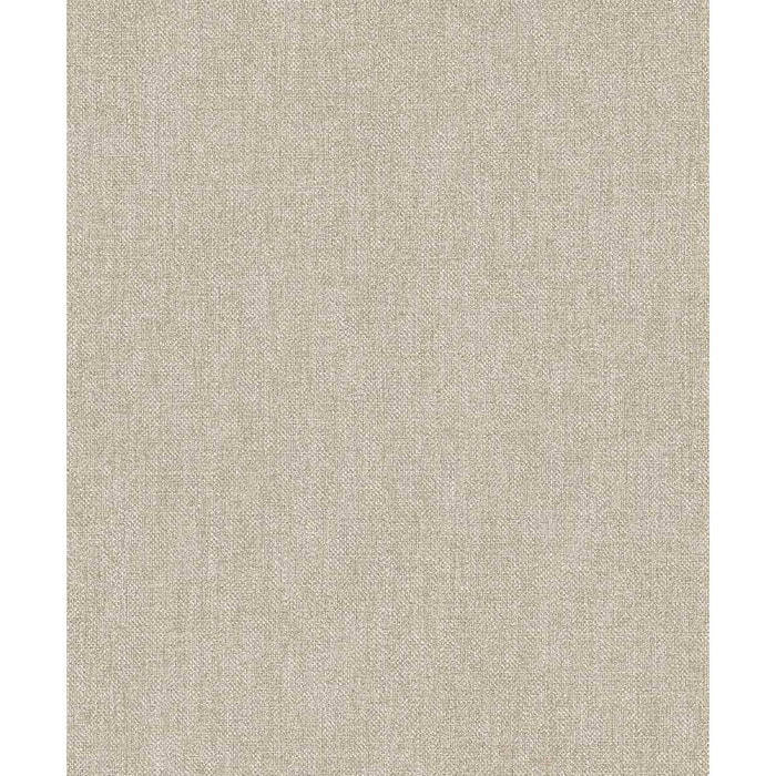 Papier peint uni effet toile jute beige chaud
