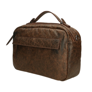 Borsa a mano unisex Modello Avelon - Vera Pelle - 20.0 x 29.0 x 9.0 cm