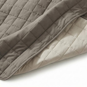 Copriletto una piazza e mezza estivo leggero double face 210x260 cm, trapunta estiva traspirante e morbida, coperta primaverile elegante e moderna, design reversibile per doppio stile, ideale per stagione calda, resistente e facile da lavare