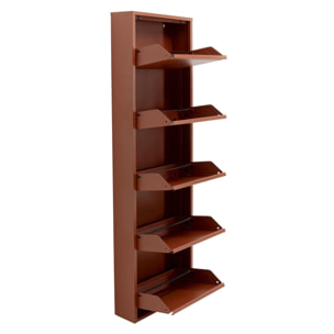 Casier à chaussures Caruso marron 5 tiroirs Kare Design