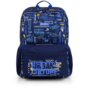 Mochila adaptable a carro Gabol SKULL azul y resistente al agua