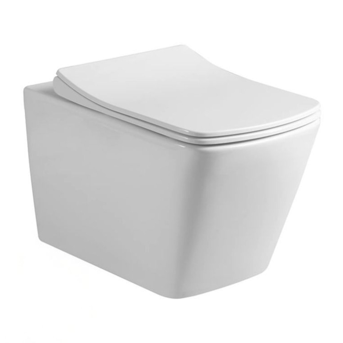 Pack WC sans bride Infinitio + Abattant softclose slim + Bâti support Geberit Extra-plat UP720 + Plaque Blanche