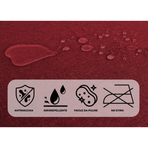 Tovaglia Cucina Soggiorno Antimacchia Idrorepellente Tinta Unita Linen