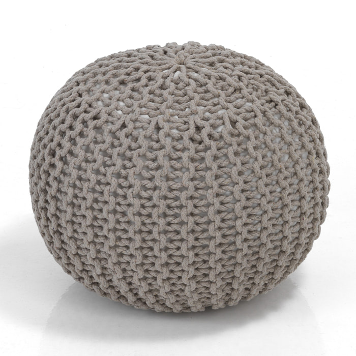 Tomasucci Pouf POSH IVOIRE Blanc