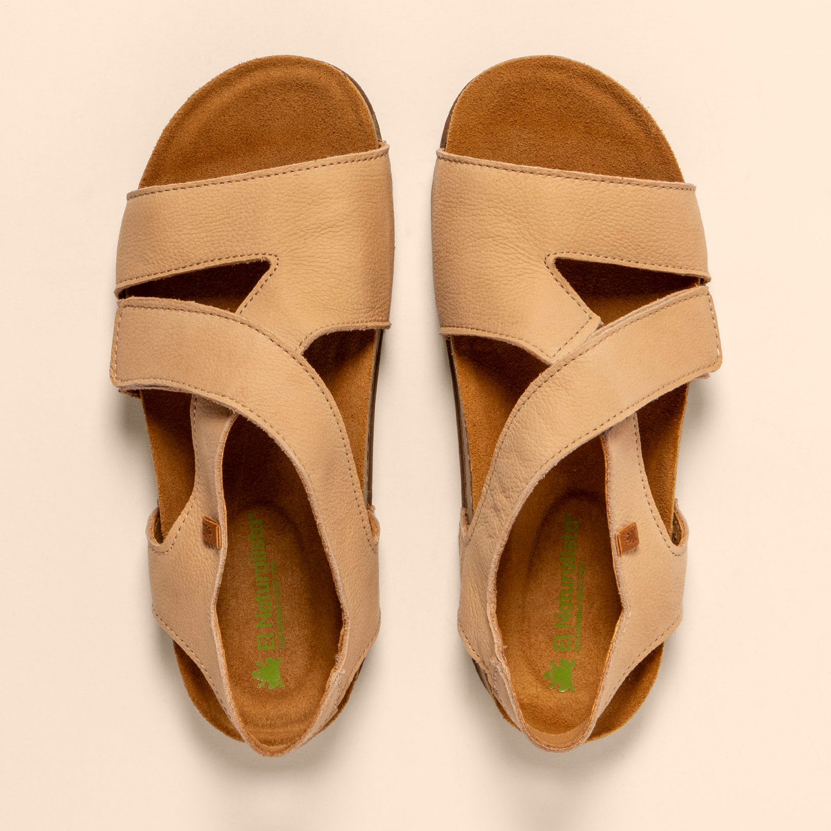 Sandalias N5799 NOBUCK LAVADO CREAM / BALANCE color Cream