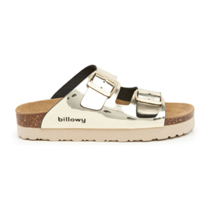 SANDALIA PLATAFORMA BILLOWY DORADO