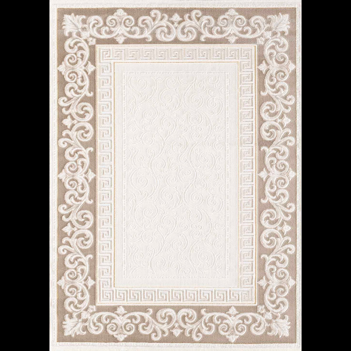 Tapis salon et chambre tissé motif simple SEPA