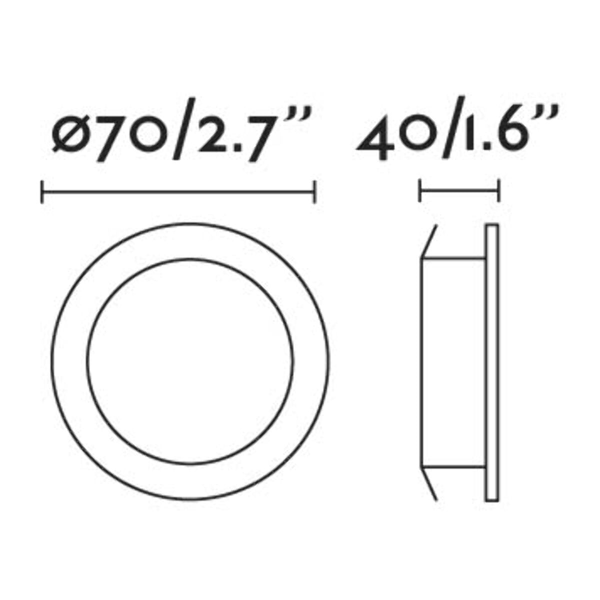 NAIS lampe encastrable blanc