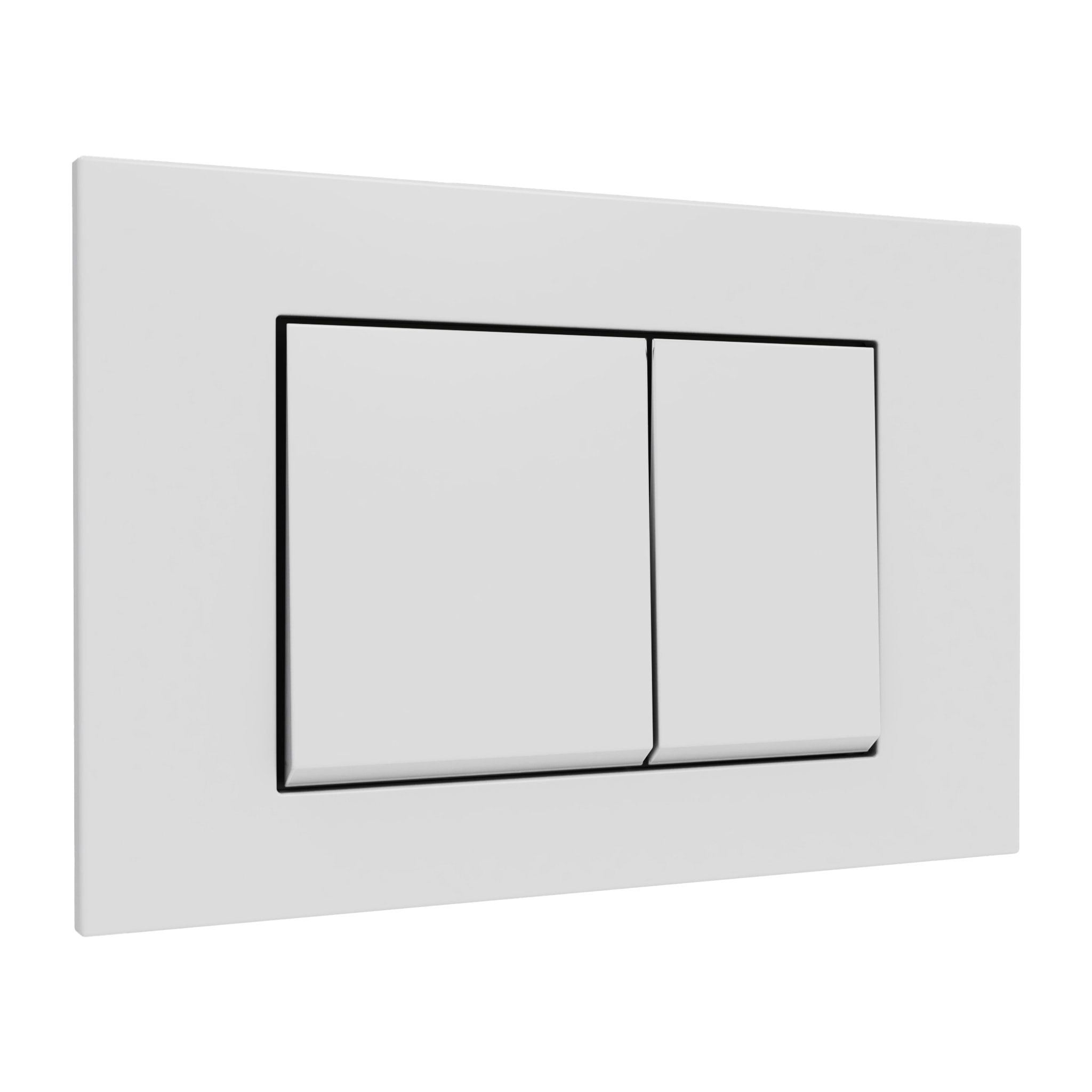 Châssis Pour Wc Suspendu | Bouton Poussoir Blanc | Citerne Encastrée | Réglable Jusqu'à 200 mm | Décharge 3/8L | Alday
