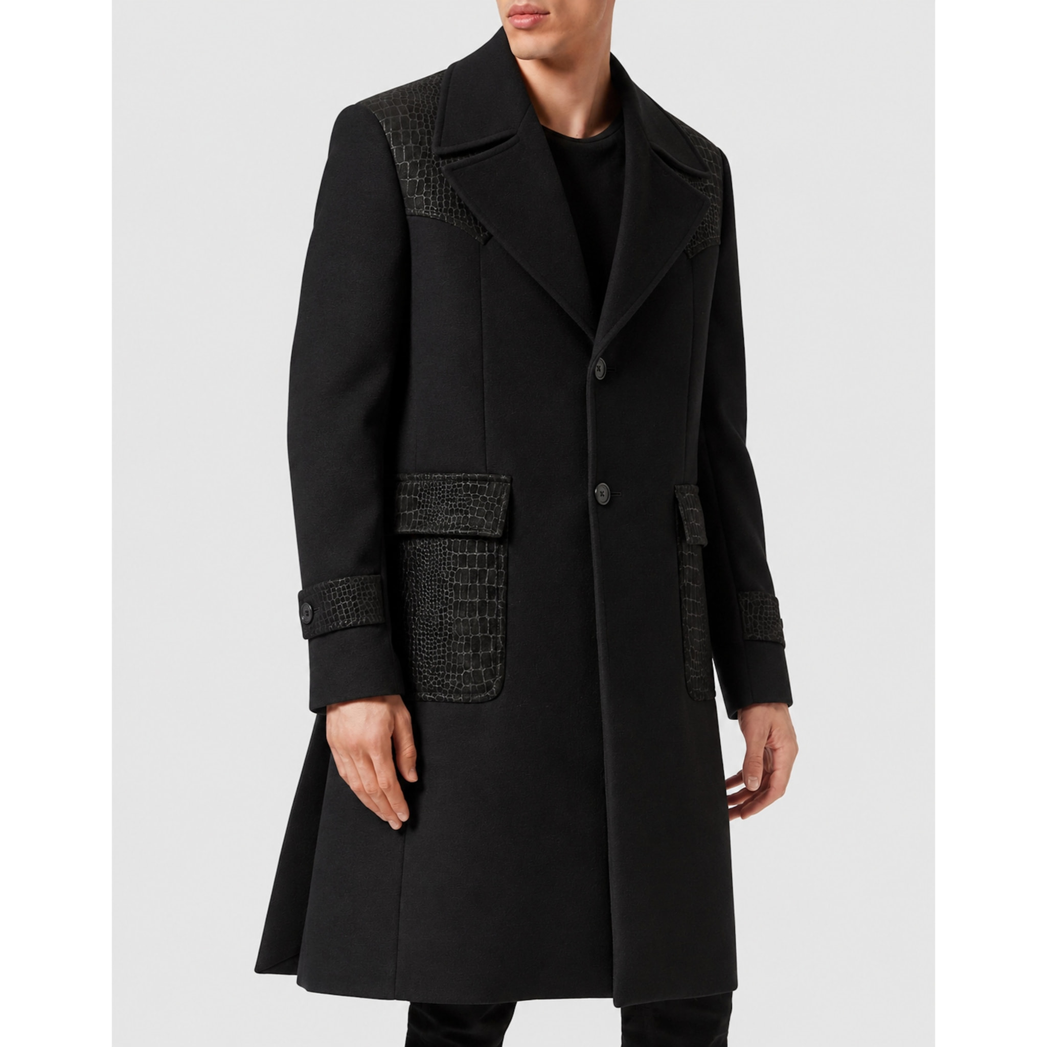 PHILIPP PLEIN Abrigo largo