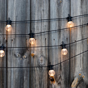 Guirlande solaire PARTY 20 LED 9M