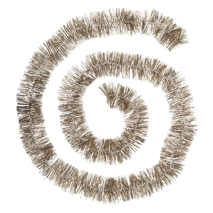 Guirlande de noël large bord festonné gris 75x4x2m