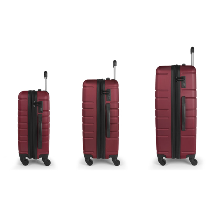 Juego de 3 maletas (cabina, mediana y grande) ZERO