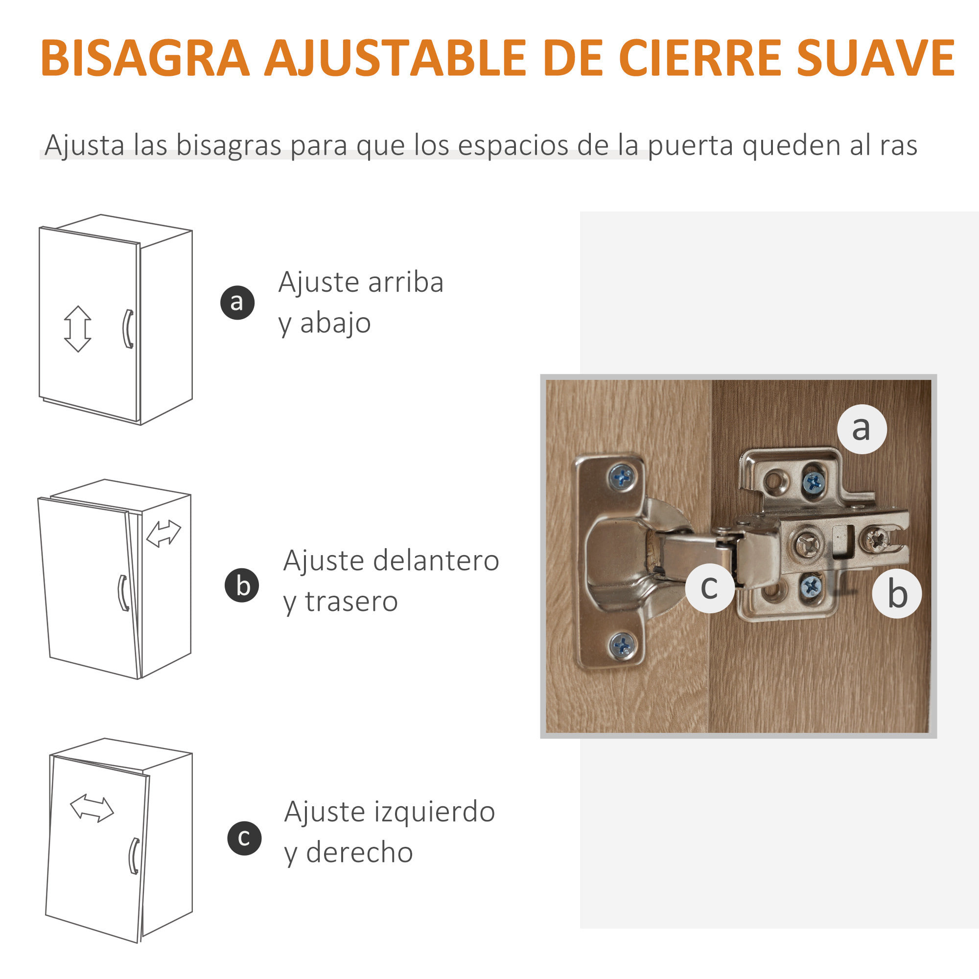 Aparador de Salón Moderno con 2 Puertas 1 Cajón 3 Estantes Abiertos 80x30x96,5cm