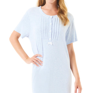 Camisón corto celeste