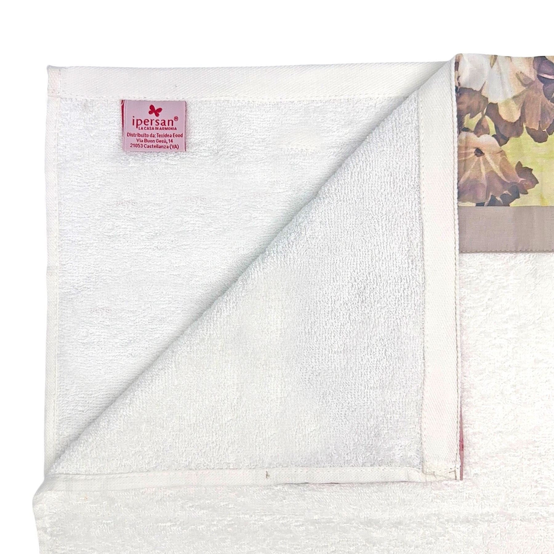 Set Spugna FLORA 2 Pezzi: Viso+Ospite - Bianco - 450 gr/m² - Puro Cotone
