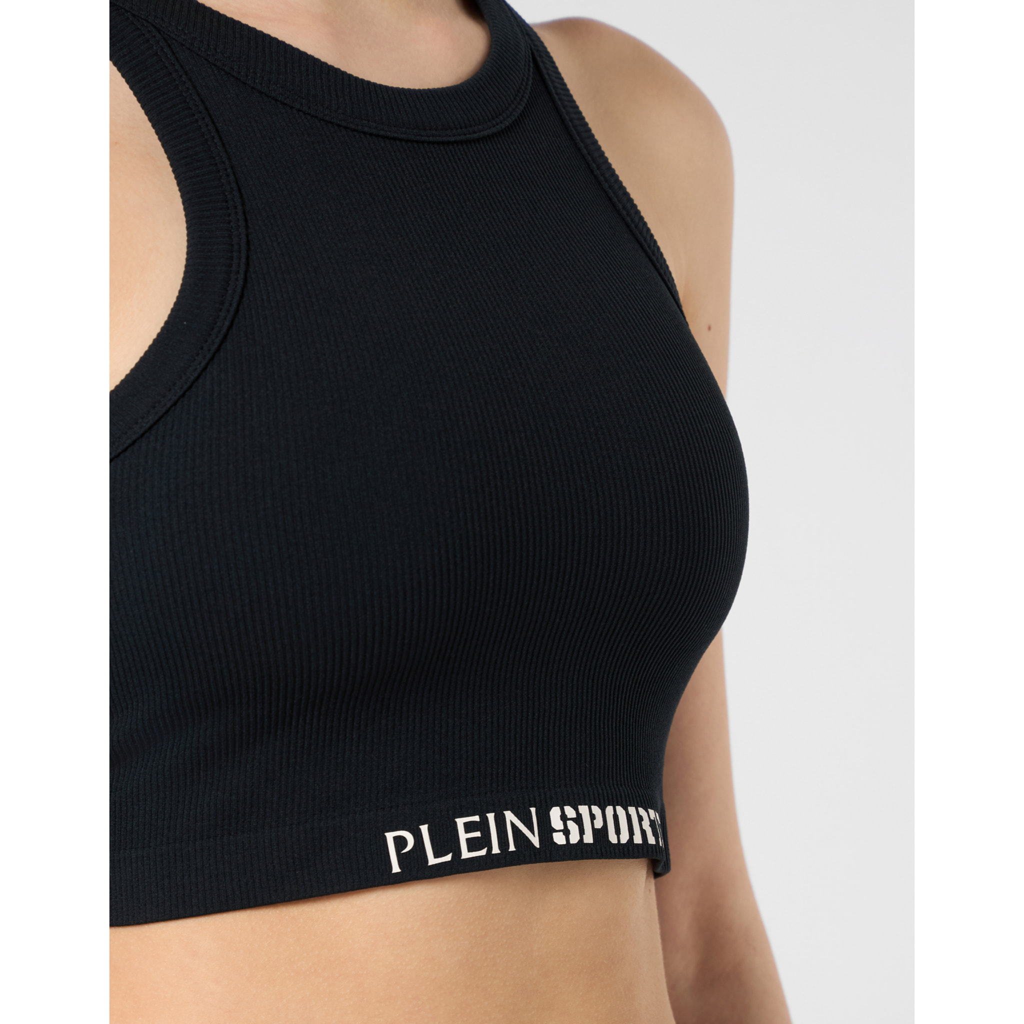PLEIN SPORT Ribbed Tank Top