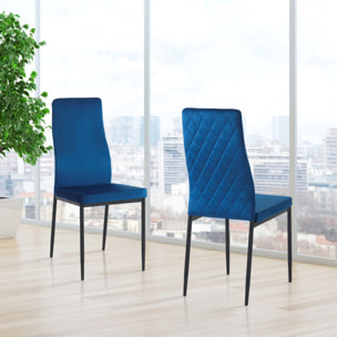 Tomasucci Lot de 6 Chaises FEFE' BLEU