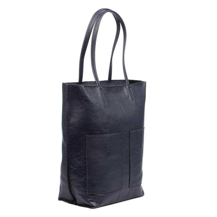 Baranello borsa a spalla donna. Pelle autentica Dollaro.