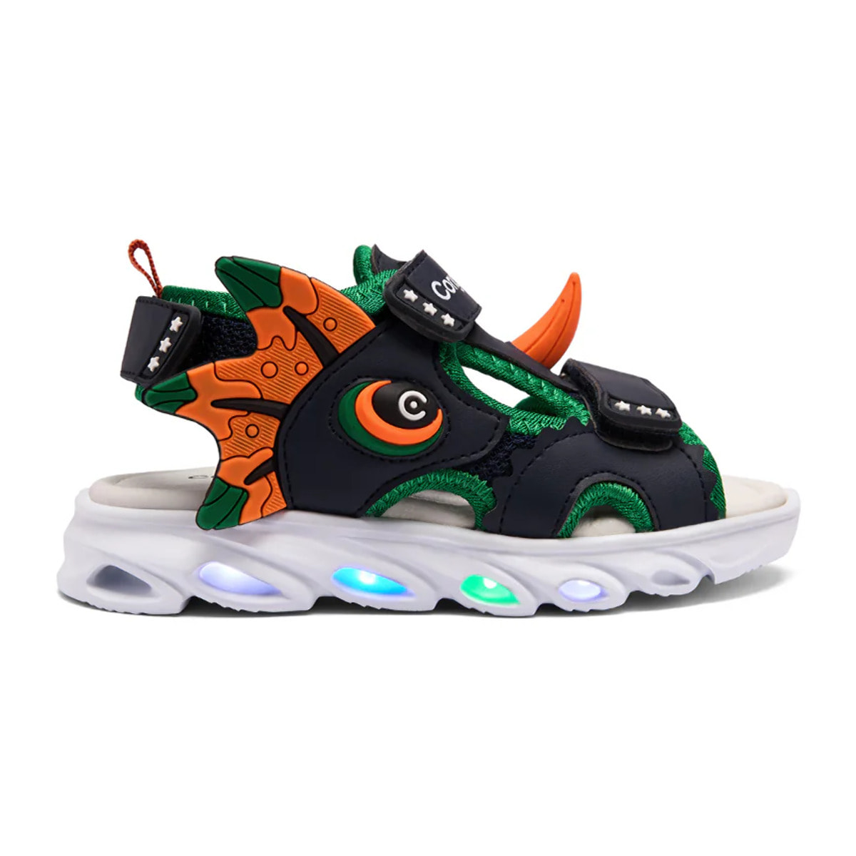 Sandali Dino Multi Light leggeri per ragazzi con chiusura in velcro